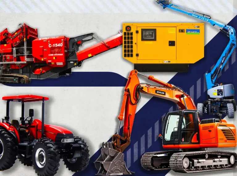a group of construction machines de nos métiers.